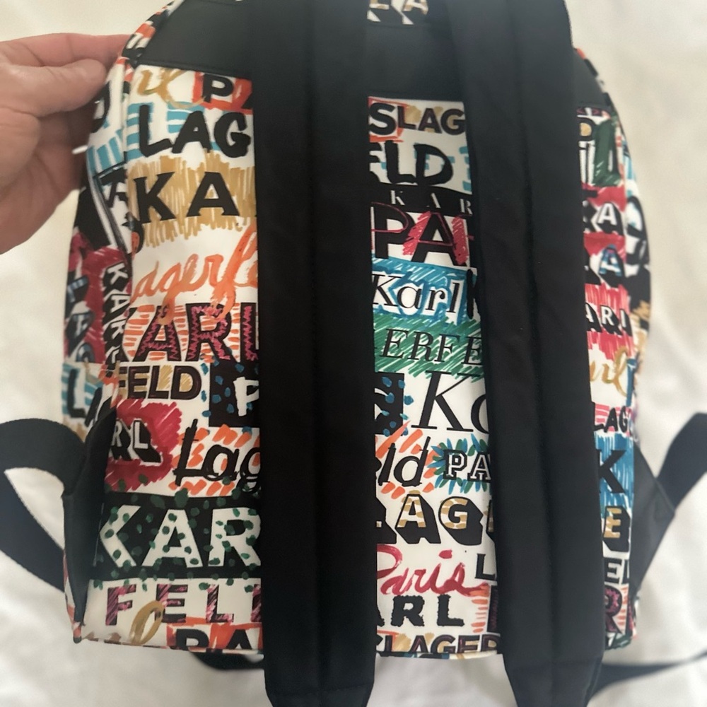 Karl Lagerfeld Colorful  Backpack - Picture 3 of 9
